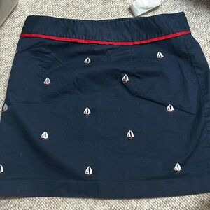 Vineyard Vines  mini skirt sailboat